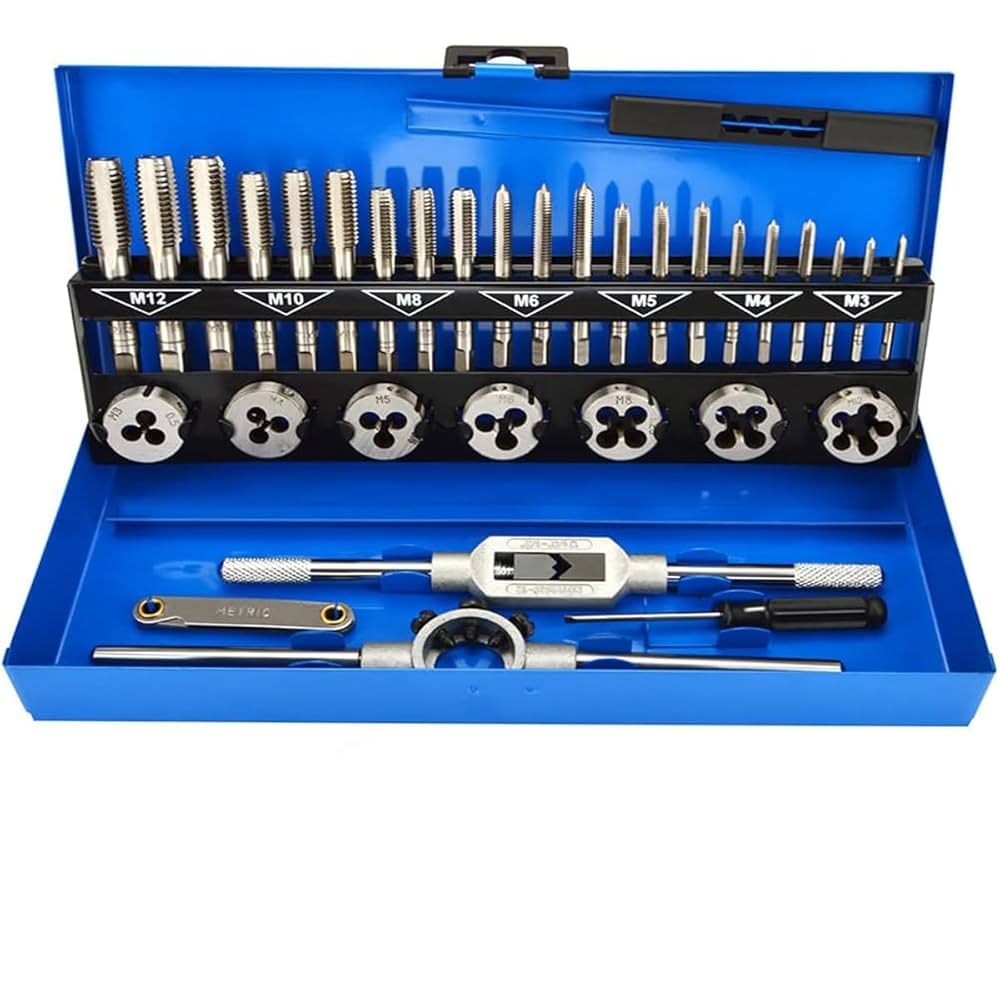 Amazon.co.jp: KEWAYO 高硬度 タップ ダイスセット 32pcs ネジ山